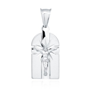 Pandantiv argint  Jesus DiAmanti M0159R-DIA (Argint 925‰ 2,2 g.)